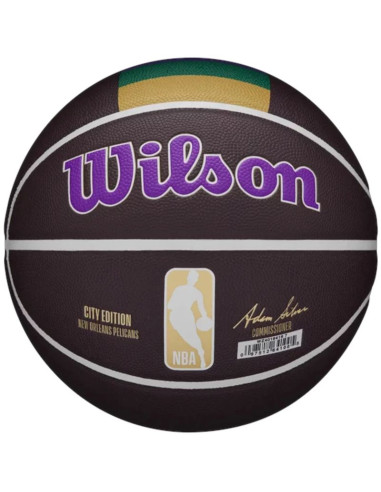 Piłka do koszykówki wilson nba team city collector new orleans pelicans ball