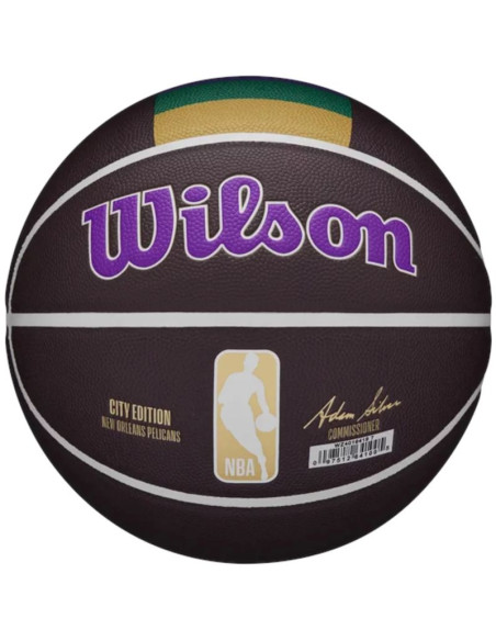 Piłka do koszykówki wilson nba team city collector new orleans pelicans ball