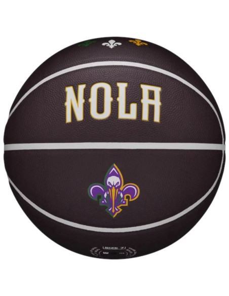 Piłka do koszykówki wilson nba team city collector new orleans pelicans ball