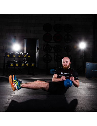 Kettlebell żeliwny blue hms knv