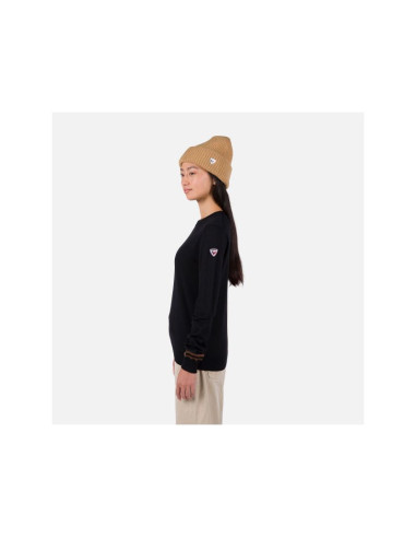 Sweter rossignol w corporate crew neck czarny