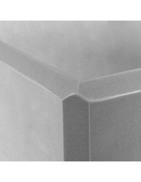 Kostka do jogi z pianki szara