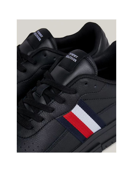 Buty tommy hilfiger supercup leather stripes m