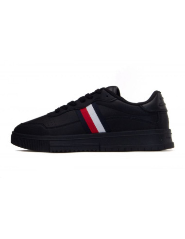 Buty tommy hilfiger supercup leather stripes m