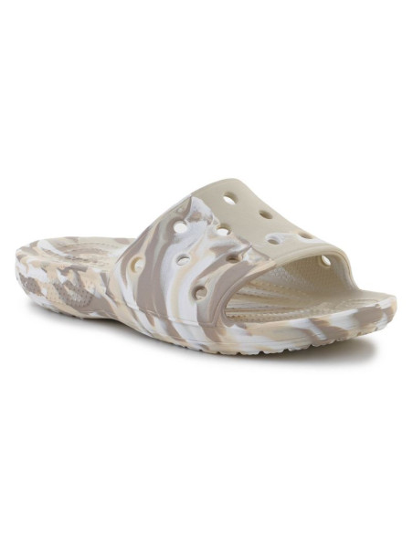 Klapki crocs classic marbled slide 206879