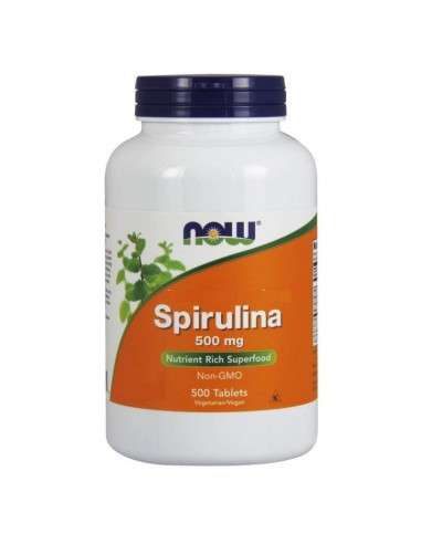 Now Foods Eko Spirulina 500 Mg (500 Tabl.)