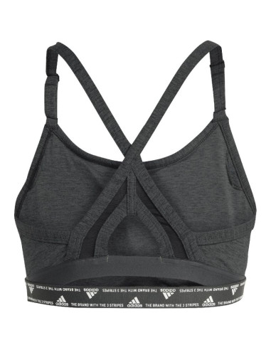 Stanik sportowy adidas aeroreact training light-support 3-stripes bra w
