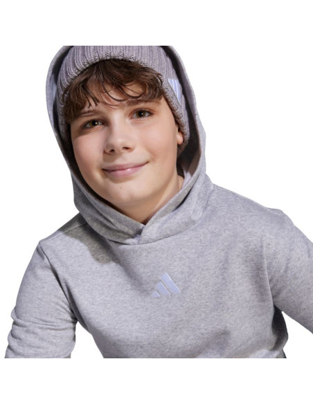 Bluza dla dzieci adidas essentials hoodie szara jv9995
