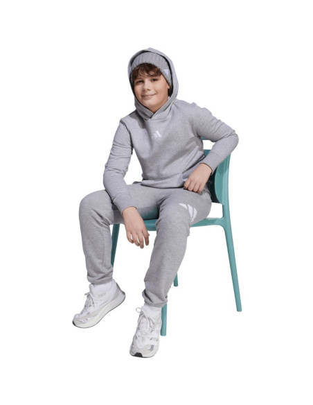 Bluza dla dzieci adidas essentials hoodie szara jv9995