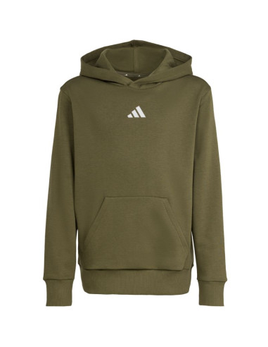 Bluza dla dzieci adidas essentials hoodie 225 oliwkowa ks0367