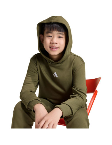Bluza dla dzieci adidas essentials hoodie 225 oliwkowa ks0367