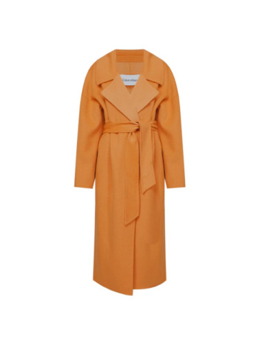 Płaszcz calvin klein double faced oversize w