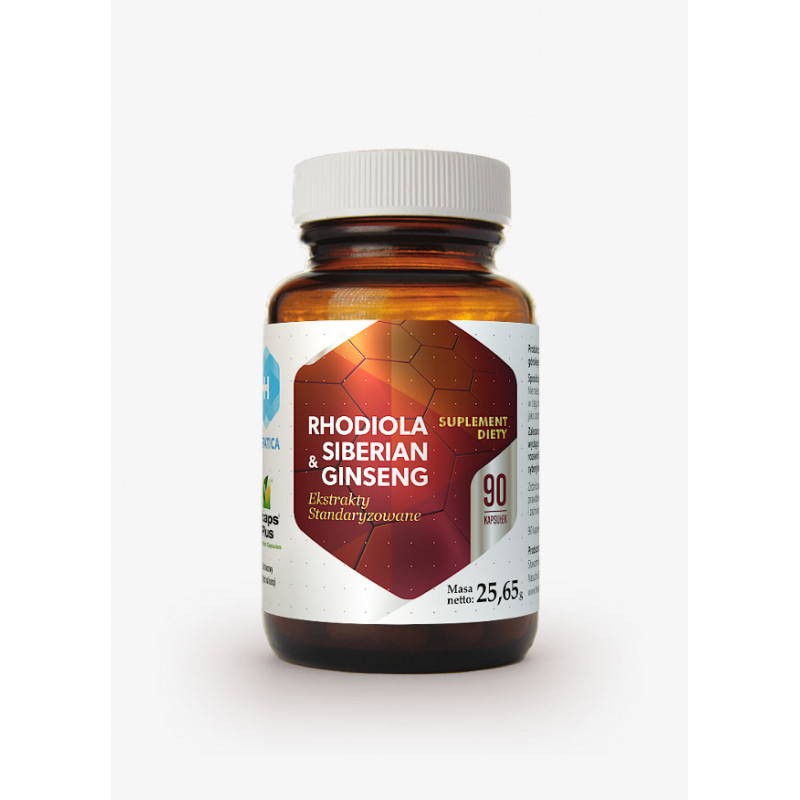 Rhodiola & Siberian Ginseng (90 kaps.)