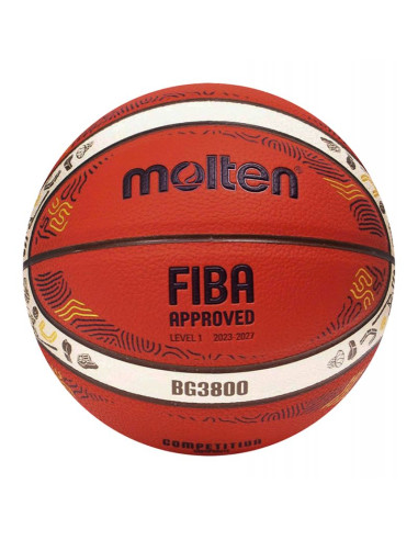 Piłka do koszykówki molten eurobaset 2025 replika