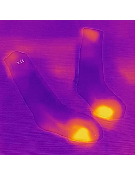 Skarpetki z ogrzewaniem glovii gq2m (35, 36, 37, 38, 39, 40, m  kolor czarny)