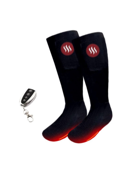 Skarpetki z ogrzewaniem glovii gq2m (35, 36, 37, 38, 39, 40, m  kolor czarny)
