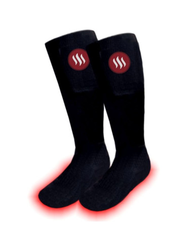 Skarpetki z ogrzewaniem glovii gq2m (35, 36, 37, 38, 39, 40, m  kolor czarny)