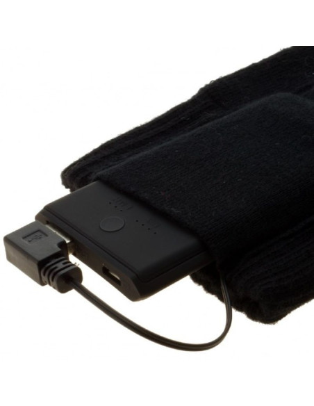 Skarpetki z ogrzewaniem glovii gq2m (35, 36, 37, 38, 39, 40, m  kolor czarny)