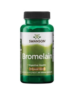Swanson Bromelina Maksymalna Moc (60 Kaps.)