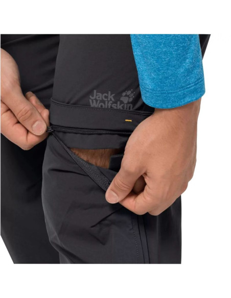 Spodnie jack wolfskin overland zip away pants m