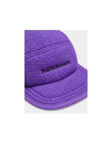Czapka z daszkiem peak performance fleece cap fioletowy