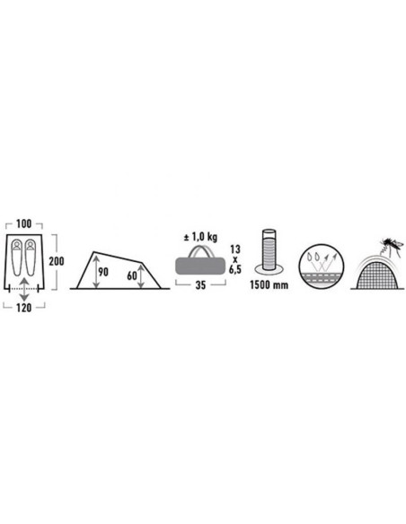 Namiot high peak minilite 2os 10157