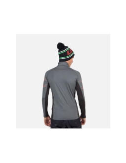 Koszulka rossignol classique hero 1/2 zip szary 2