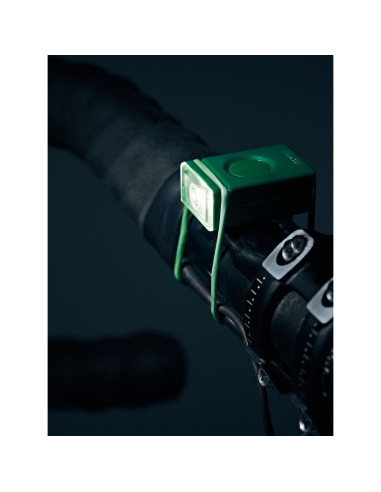 Lampka rowerowa bookman block light front 50lm