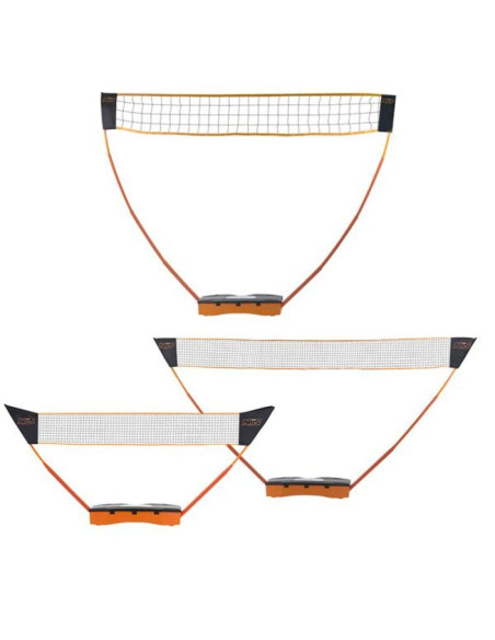 Zestaw siatek do badmintona + tenis ziemny + siatkówka zsb 3w1