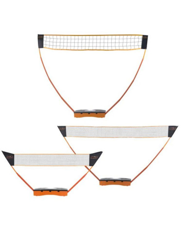 Zestaw siatek do badmintona + tenis ziemny + siatkówka zsb 3w1