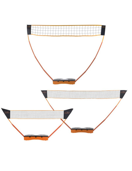 Zestaw siatek do badmintona + tenis ziemny + siatkówka zsb 3w1