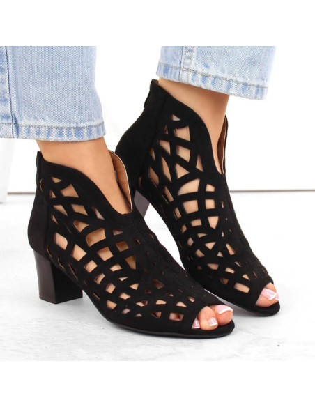 Zamszowe botki m.daszyński w san32