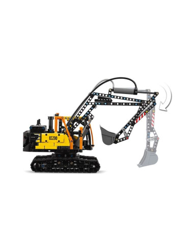 Lego technic 42175 ciężarówka volvo fmx i koparka ec230 electric