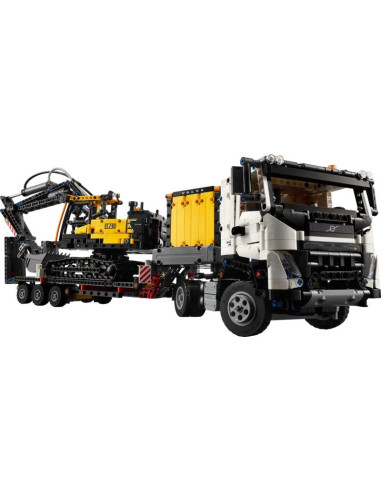 Lego technic 42175 ciężarówka volvo fmx i koparka ec230 electric