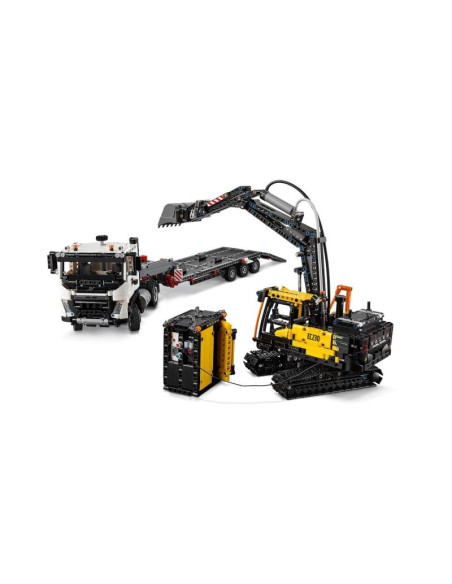 Lego technic 42175 ciężarówka volvo fmx i koparka ec230 electric