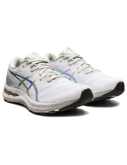 Asics gel-nimbus 23 platinum glacier grey/white (1012b132-020) 2