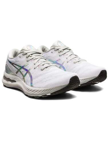 Asics gel-nimbus 23 platinum glacier grey/white (1012b132-020)