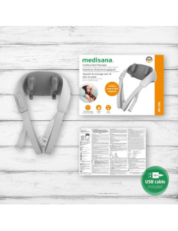 Bezprzewodowy masażer karku medisana nm 990 2