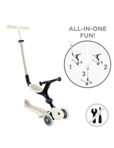 Hulajnoga z siedziskiem jeździk go•up active lights ecologic (745-566)