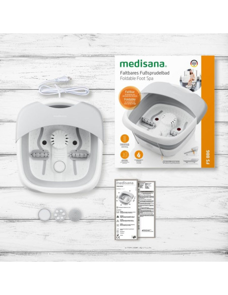 Masażer do stóp medisana fs 886 (szary)