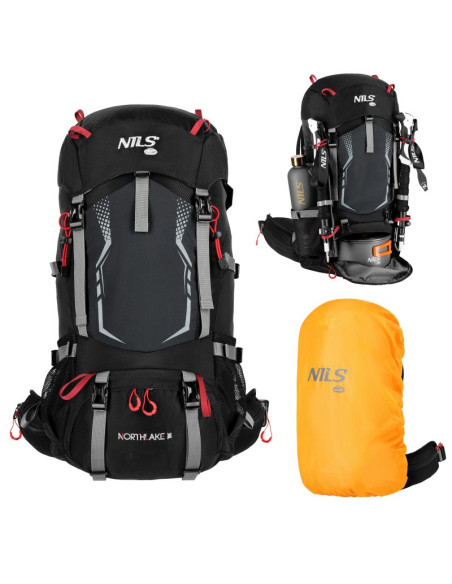 Nc1993 plecak turystyczny czarny northlake 30l+10 nils camp