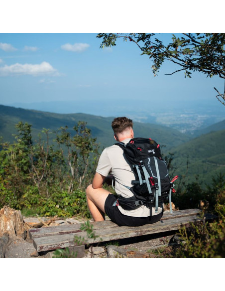 Nc1993 plecak turystyczny czarny northlake 30l+10 nils camp