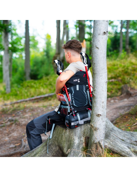 Nc1993 plecak turystyczny czarny northlake 30l+10 nils camp