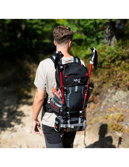 Nc1993 plecak turystyczny czarny northlake 30l+10 nils camp
