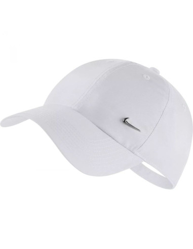 Nike czapka z daszkiem czarna nsw df metal swoosh cap 943092-100