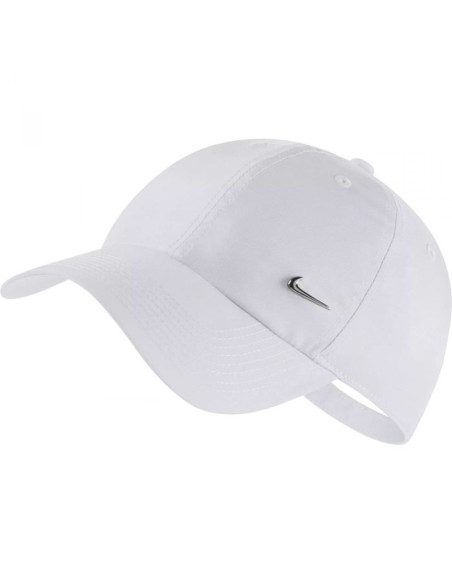 Nike czapka z daszkiem czarna nsw df metal swoosh cap 943092-100