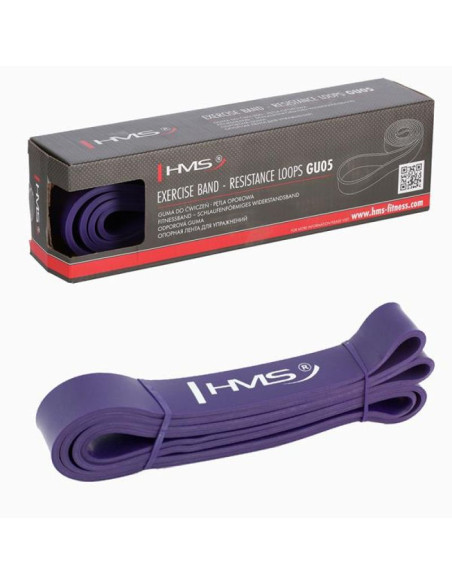 Guma do ćwiczeń hms purple gu05
