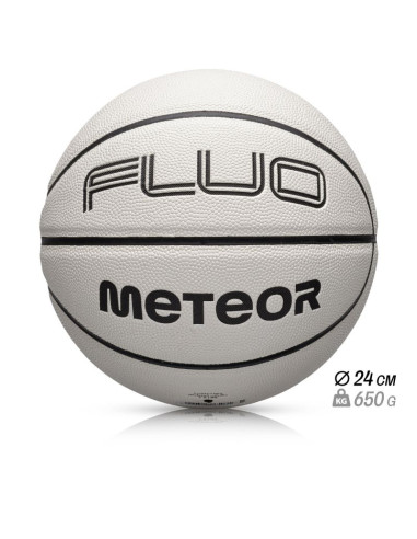 Piłka do koszykówki meteor fluo
