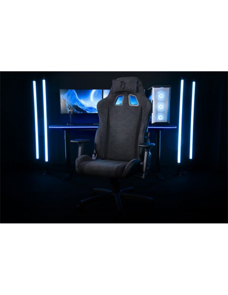 Arozzi gaming stuhl avanti dark grey softfabric fotel do gry na konsoli tapicerowane siedzisko