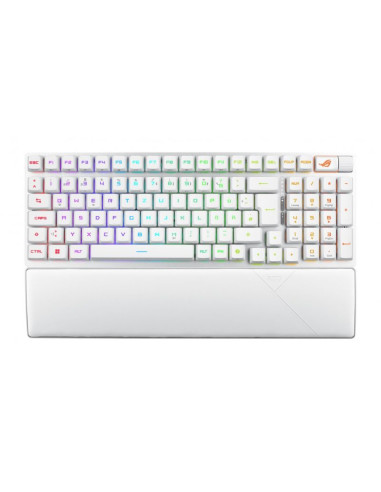Klawiatura asus rog strix scope ii 96 rx wireless wht